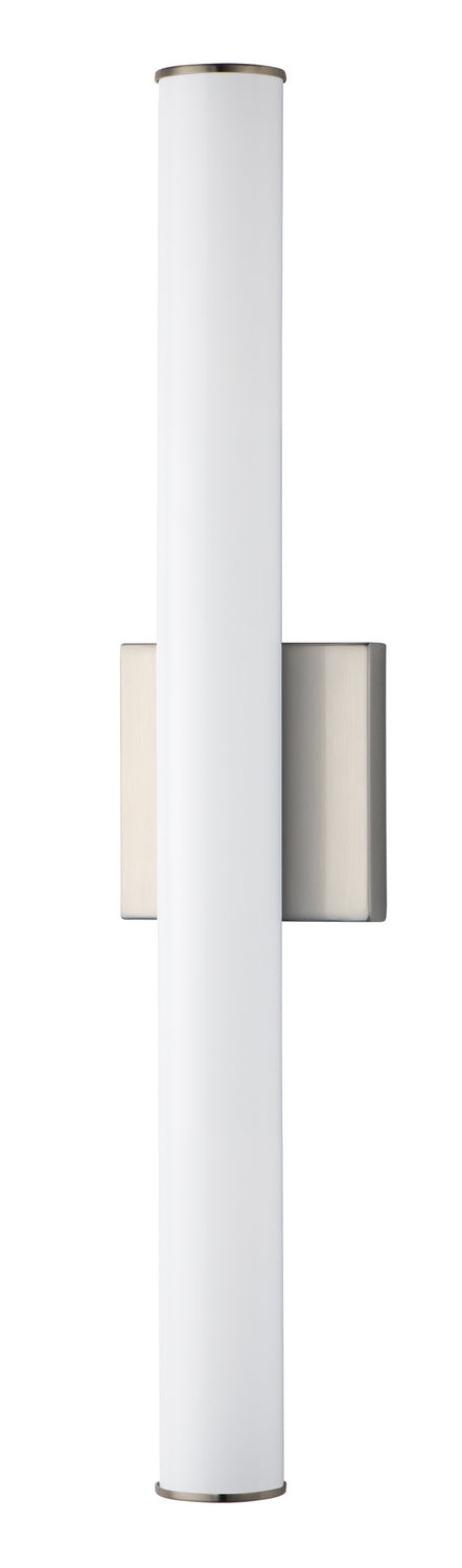 Rail LED Bath Vanity in Satin Nickel