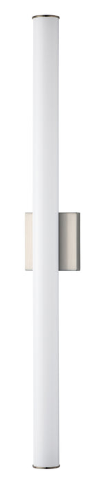 Rail LED Bath Vanity in Satin Nickel
