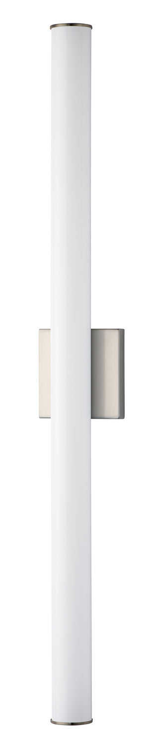 Rail LED Bath Vanity in Satin Nickel