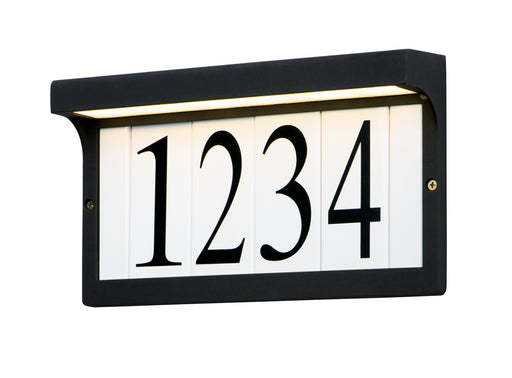Address LED Outdoor Wall Sconce in Black