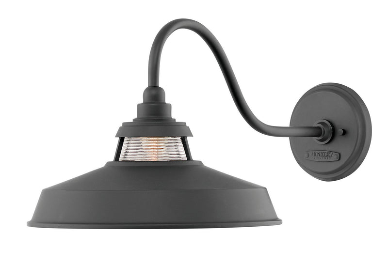 Troyer Large Wall Mount Lantern in Black