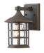 Freeport Coastal Elements Small Wall Mount Lantern in Oil Rubbed Bronze