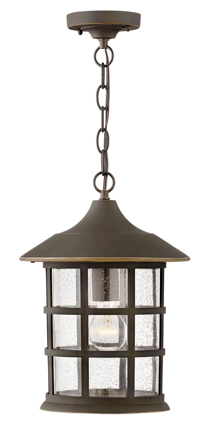 Freeport Coastal Elements Outdoor Hanging Lantern in Oil Rubbed Bronze