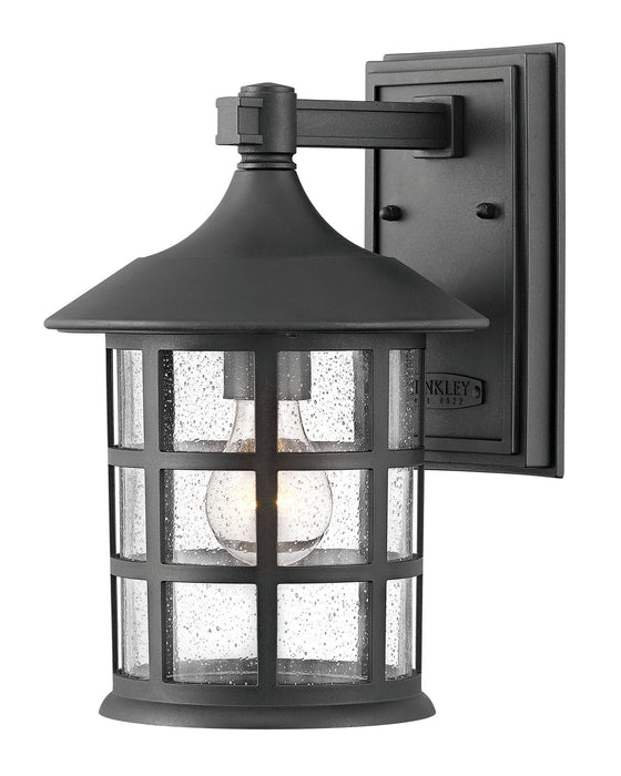 Freeport Coastal Elements Medium Wall Mount Lantern in Textured Black