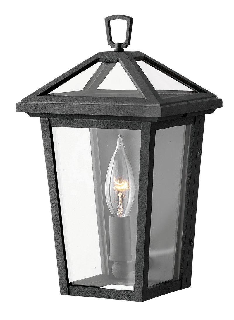Alford Place Extra Small Wall Mount Lantern in Museum Black