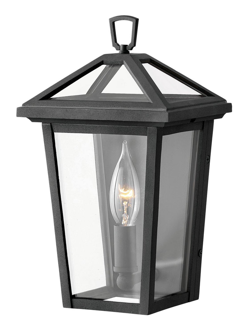 Alford Place Small Outdoor Wall Lantern in Museum Black