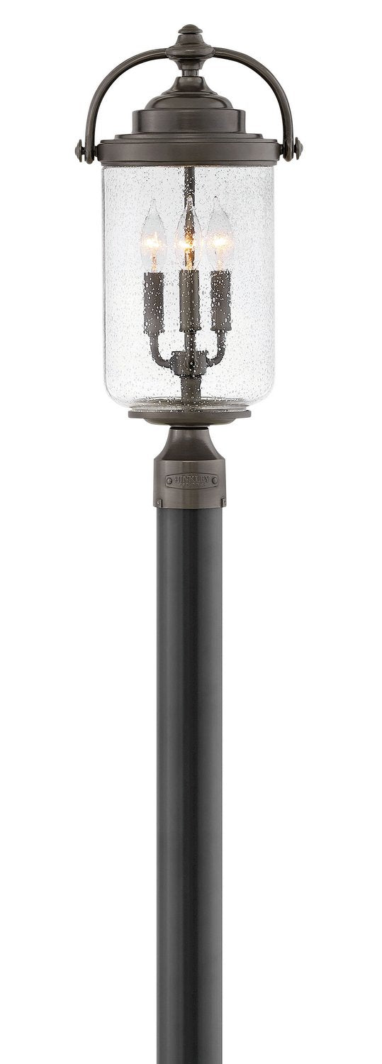Willoughby 3-Light Outdoor Post Light in Oil Rubbed Bronze