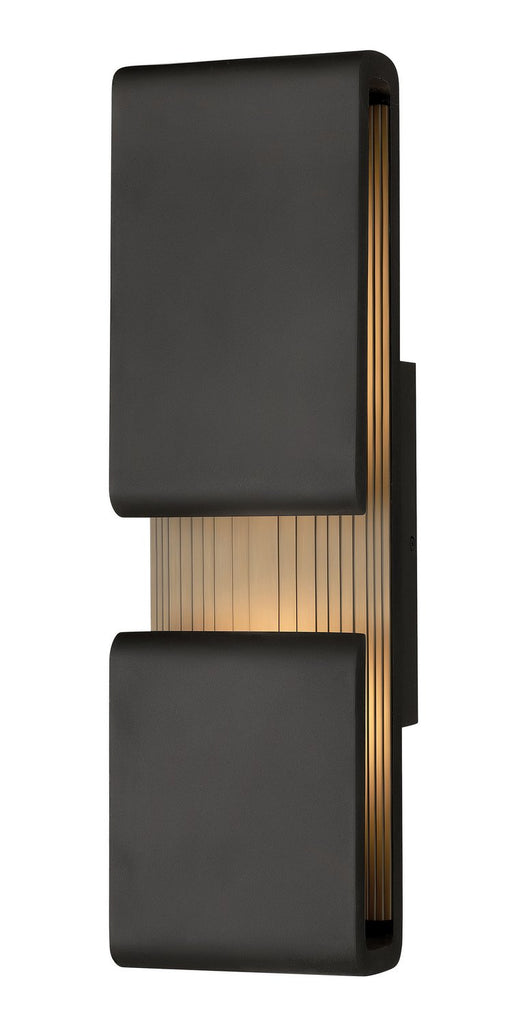 Contour Large Outdoor Wall Sconce in Black