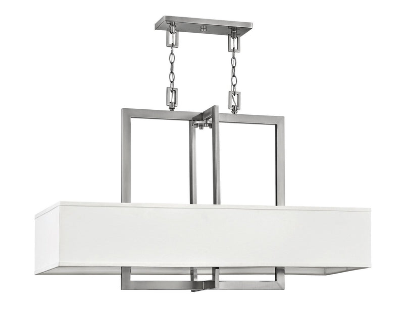 Hampton 4-Light Linear Pendant in Antique Nickel