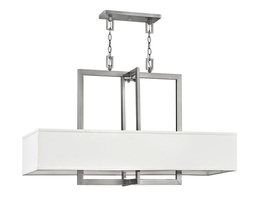 Hampton 4-Light Linear Pendant in Antique Nickel