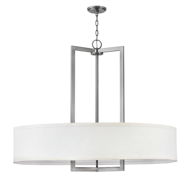 Hampton 9-Light Pendant in Antique Nickel