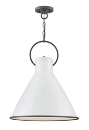 Winnie Large Pendant in Polished White