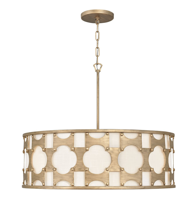 Carter 6-Light Pendant in Burnished Gold