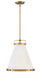 Lark Medium Pendant in Lacquered Brass