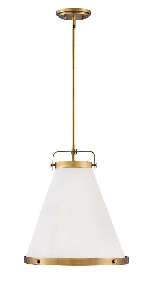 Lark Medium Pendant in Lacquered Brass