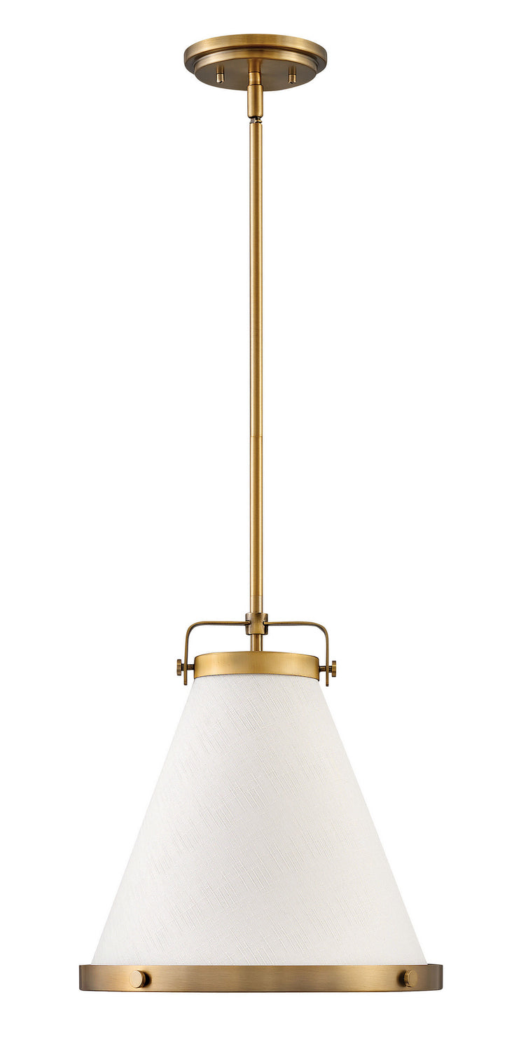 Lark Small Pendant in Lacquered Brass