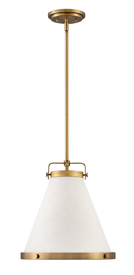 Lark Small Pendant in Lacquered Brass