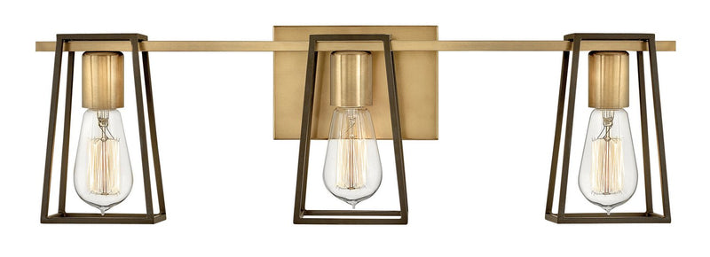 Filmore 3-Light Bath Vanity Light in Heritage Brass