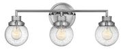 Poppy 3-Light Bath Vanity Light in Chrome