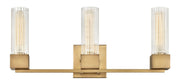 Xander 3-Light Bath Vanity Light in Heritage Brass