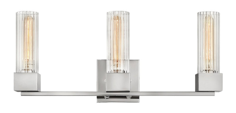 Xander 3-Light Bath Vanity Light in Polished Nickel