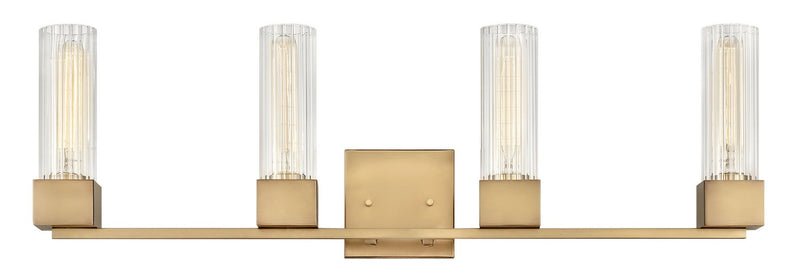 Xander 4-Light Bath Vanity Light in Heritage Brass
