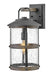 Lakehouse Medium Wall Mount Lantern in Aged Zinc