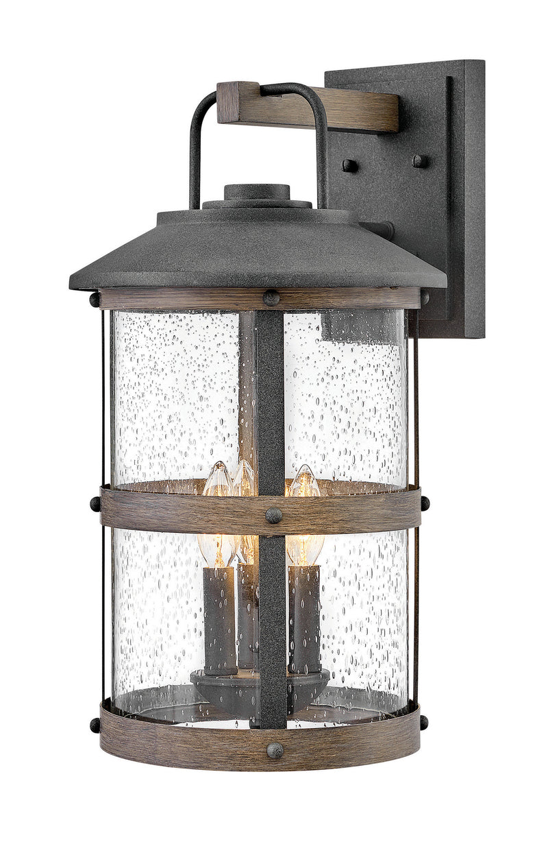Lakehouse LED Wall Mount in Aged Zinc