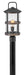 Lakehouse LED Post Top or Pier Mount Lantern in Aged Zinc