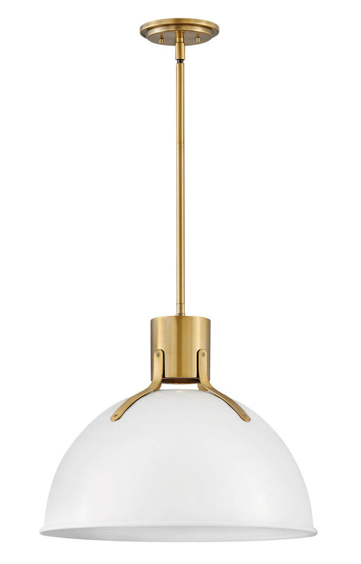 Argo 20" Pendant in Polished White