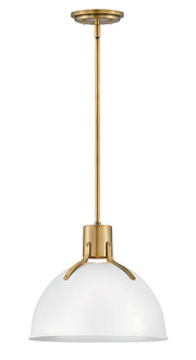 Argo 14" Pendant in Polished White