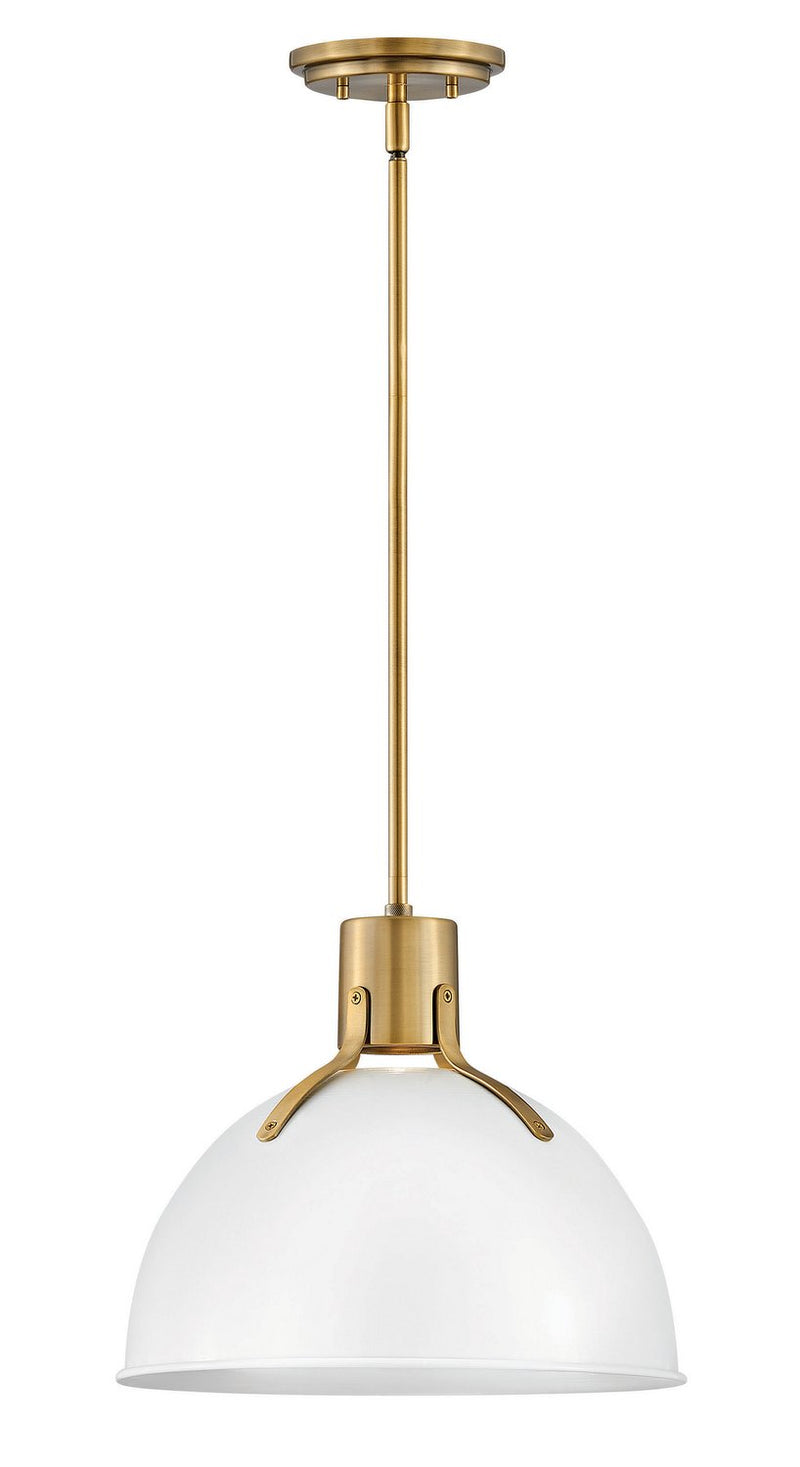 Argo 14" Pendant in Polished White