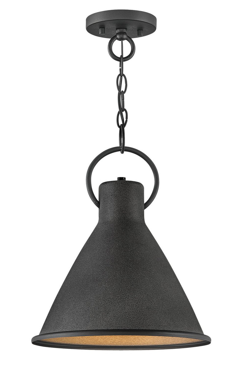 Winnie Medium Pendant in Aged Zinc
