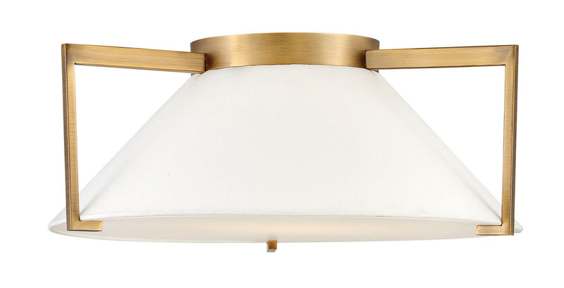Calla Flush Mount in Brushed Bronze