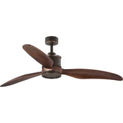 Farris 60" Ceiling Fan with Light in Oil Rubbed Bronze