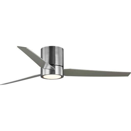 Braden 56" Ceiling Fan with Light in Brushed Nickel