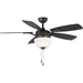 Olson 5-Blade 52" Ceiling Fan with Light Kit in Graphite