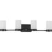 Elevate Four Light Bath in Black