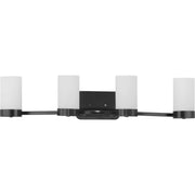 Elevate 4-Light Bath Vanity Light in Black