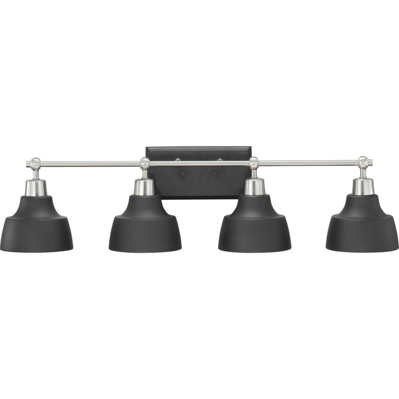 Bramlett 4-Light Bath Vanity Light in Brushed Nickel