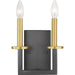 Blakely Two Light Wall Bracket in Graphite
