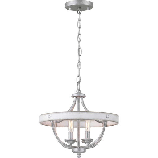 Gulliver Four Light Semi-Flush Convertible in Galvanized Finish