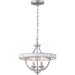 Gulliver Four Light Semi-Flush Convertible in Galvanized Finish