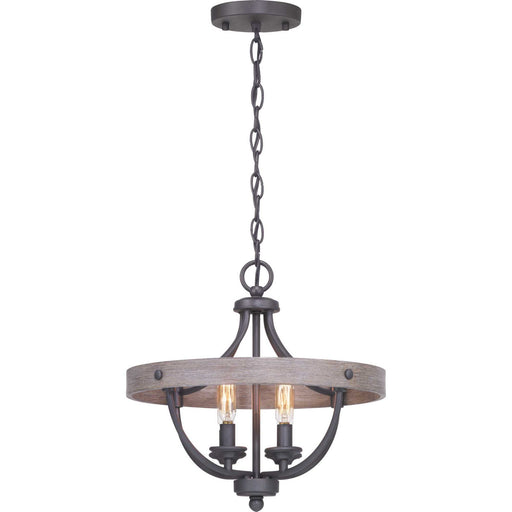 Gulliver Four Light Semi-Flush Convertible in Graphite