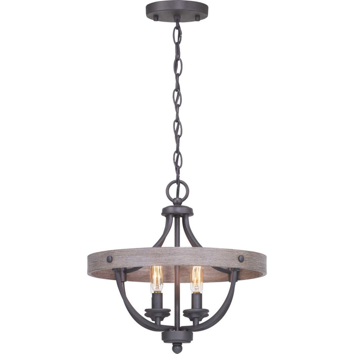 Gulliver Four Light Semi-Flush Convertible in Graphite