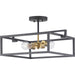 Blakely Two Light Semi-Flush Convertible in Graphite