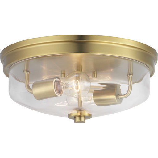 Blakely Two Light Flush Mount in Brushed Bronze
