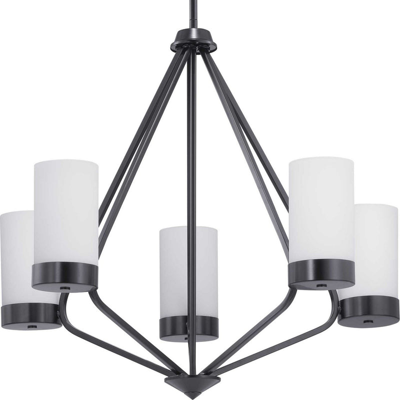 Elevate 5-Light Chandelier in Black