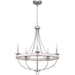 Gulliver Five Light Chandelier in Galvanized Finish