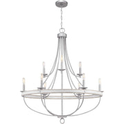 Gulliver 9-Light Chandelier in Galvanized